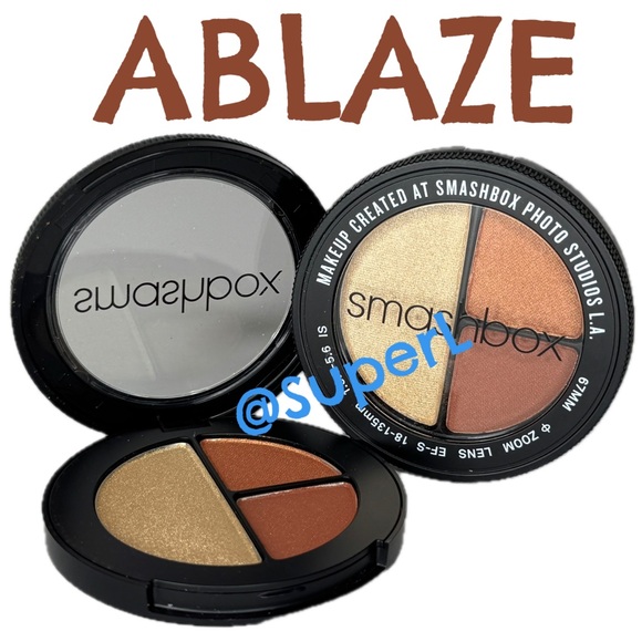 3/$15 NEW Smashbox Photo Edit Eye Shadow Trio Ablaze Eyeshadow Neutral - Picture 1 of 6